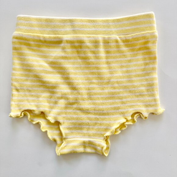 Kate Quinn Bloomer Bundle | 3 Pack Basics + Ribbed Stripe | Purple Yellow Blue | - Picture 5 of 11